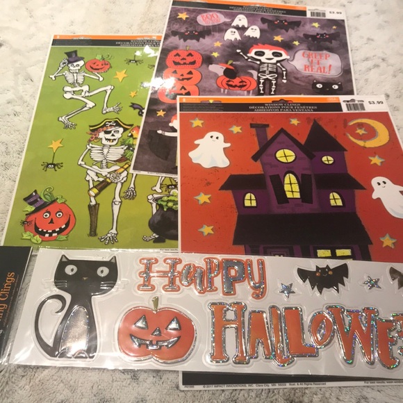 Inpact innovations Other - Set of hollowing window clings 👻☠️🕷🕸🦇